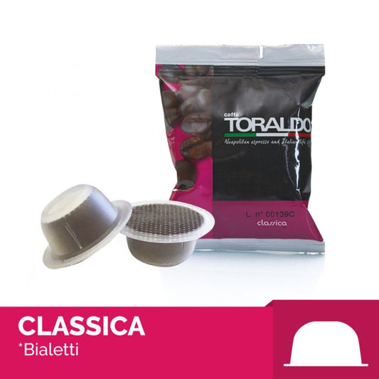 100 Capsule Caffè Toraldo Compatibili BIALETTI Miscela CLASSICA
