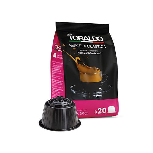 100 Capsule Caffè Toraldo compatibile Dolce Gusto miscela CLASSICA