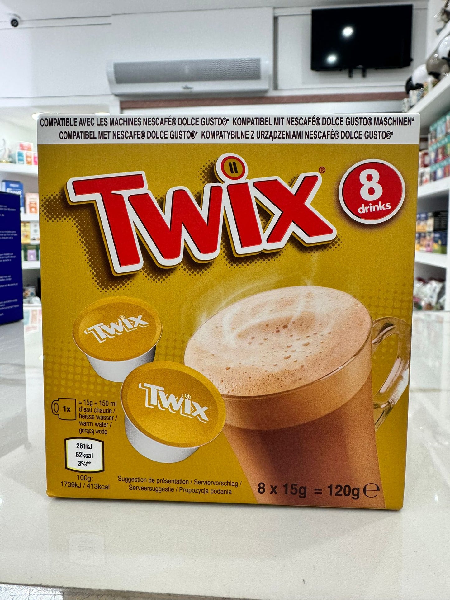 8 CPS TWIX  CAPSULE DOLCE GUSTO
