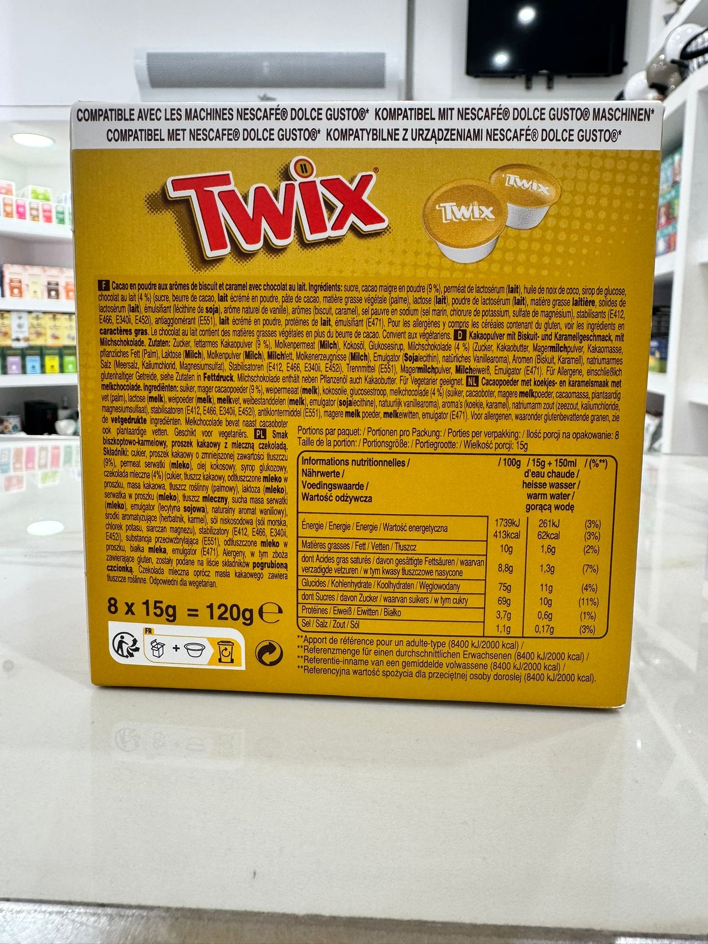8 CPS TWIX  CAPSULE DOLCE GUSTO