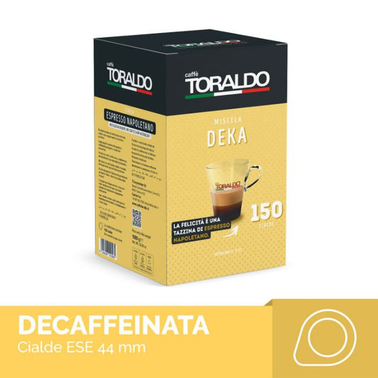 Cialde E.s.e. 44 mm Caffè Toraldo miscela DECAFFEINATA