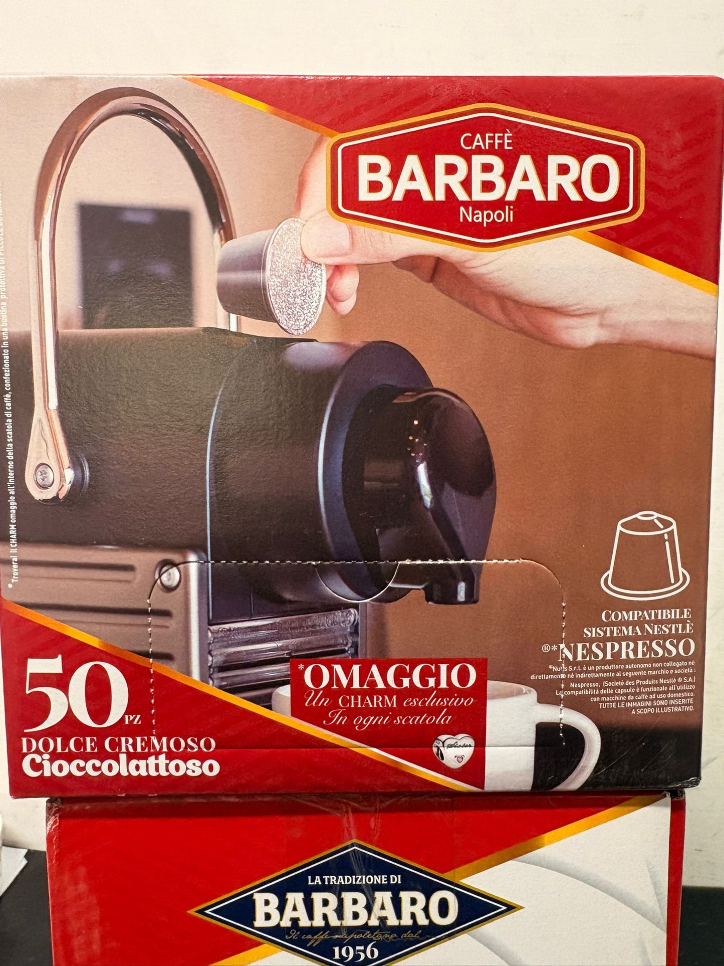 50 CAPSULE BARBARO NESPRESSO NERA