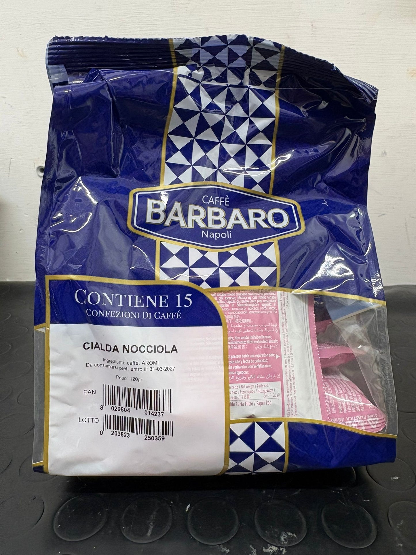 15 CIALDE AL GUSTO NOCCIOLA DELLA BARBARO