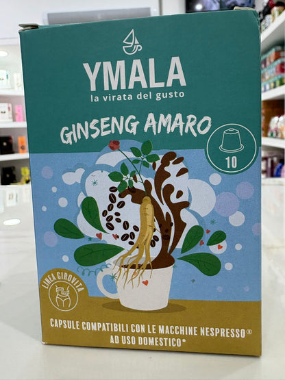 10 CPS YMALA  NESPRESSO GINSENG AMARO