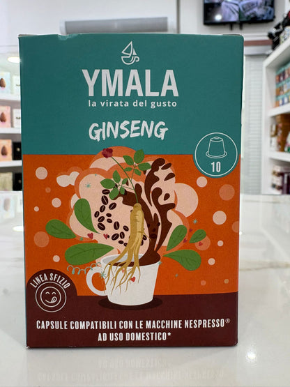 10 CPS YMALA  NESPRESSO  GINSENG