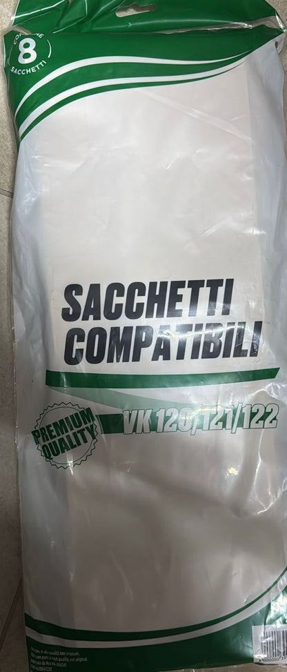 6 SACCHETTI COMPATIBILI VK 120 121 122