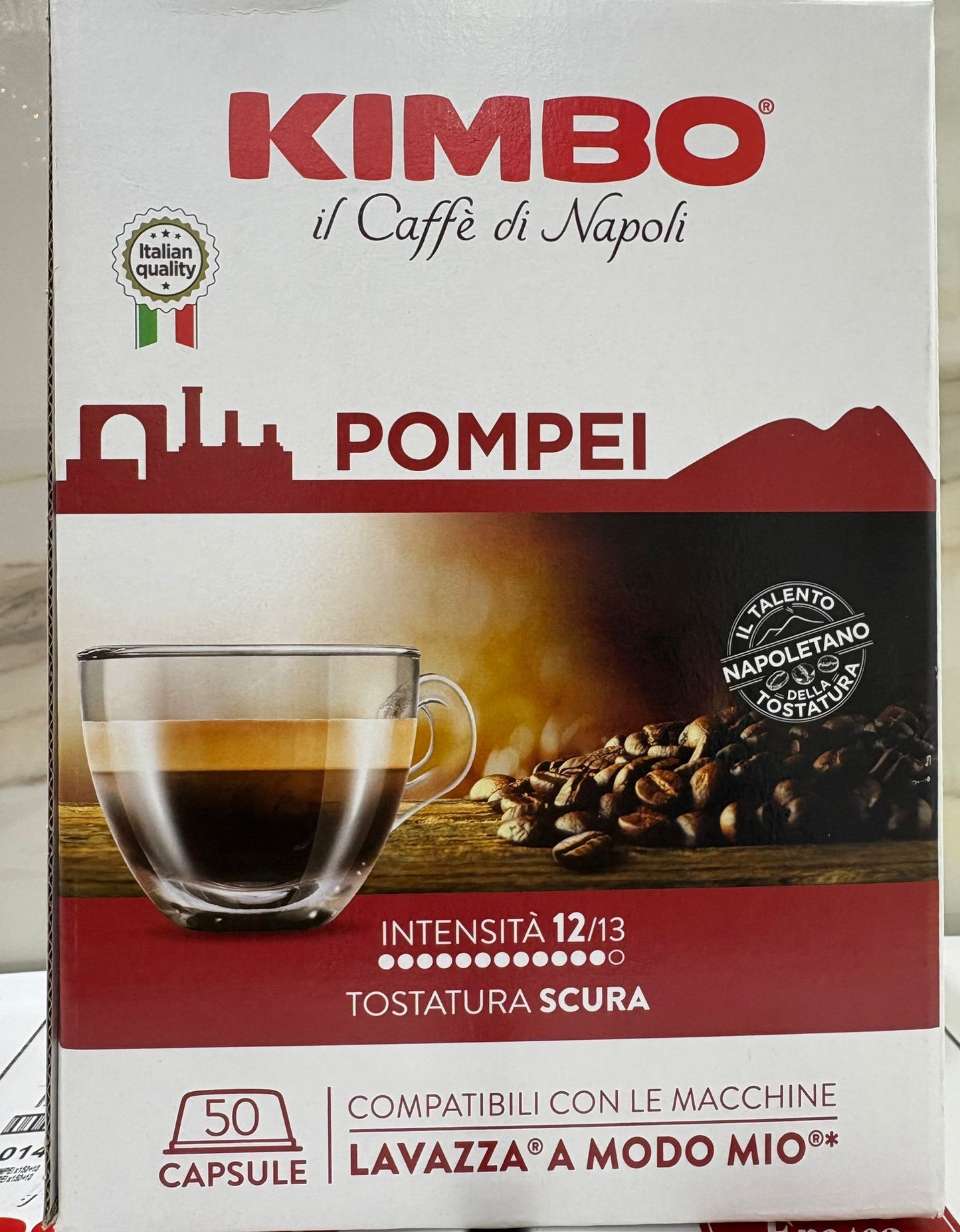 50 capsule KIMBO lavazza a modo mio POMPEI