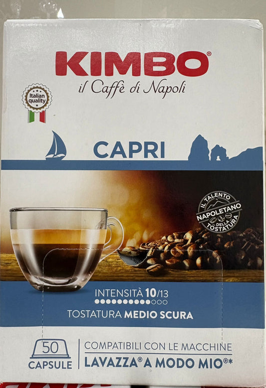 50 capsule KIMBO lavazza a modo mio CAPRI