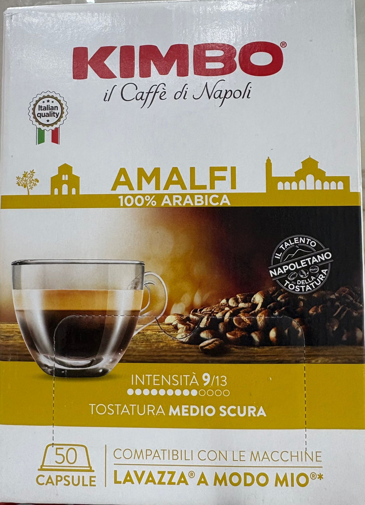 50 capsule KIMBO lavazza a modo mio AMALFI