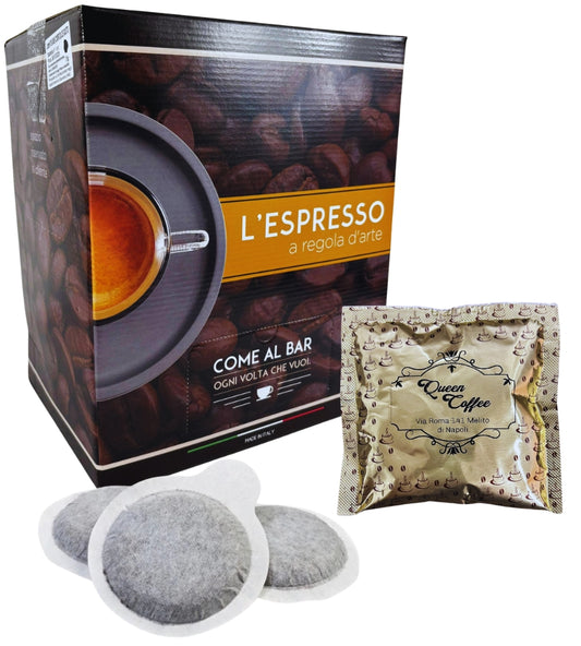 100 cialde QUEEN COFFEE miscela cremosa e decisa