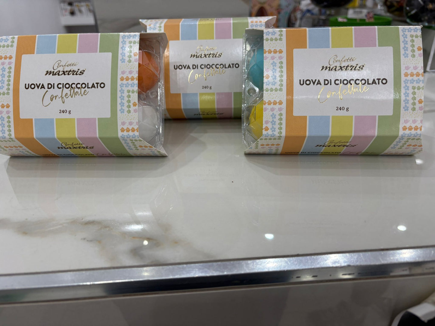 6 ovetti di cioccolato della Maxtris
