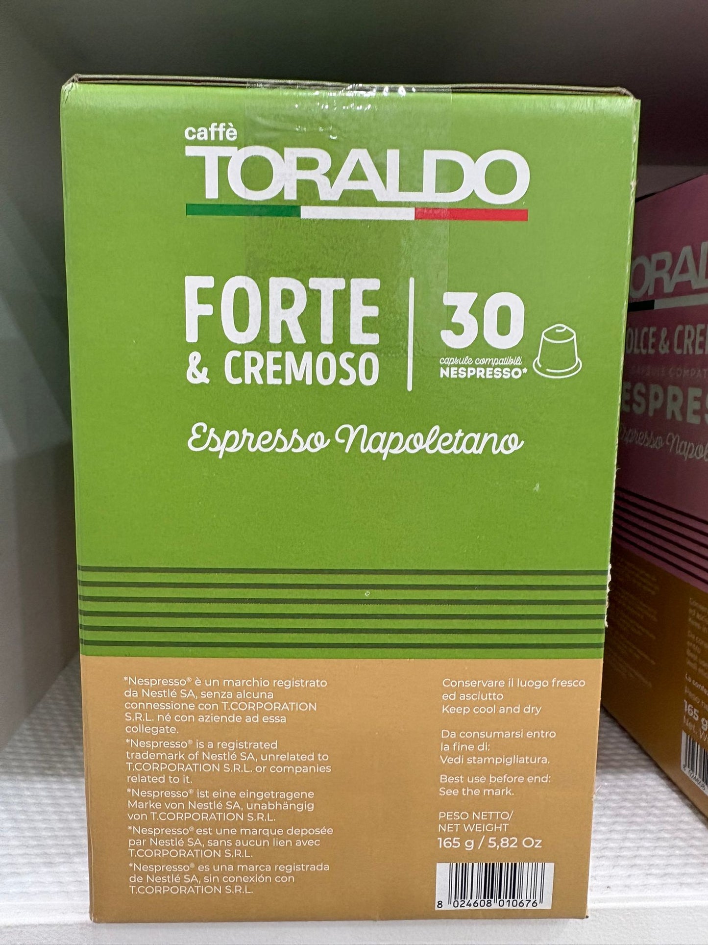 30 NESPRESSO TORALDO FORTE CREMOSA