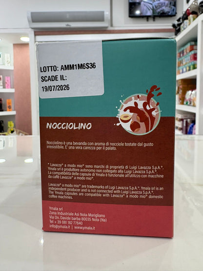 16 CPS YMALA LAVAZZA A MODO MIO NOCCIOLINO