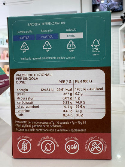 10 CPS YMALA  NESPRESSO  NOCCIOLINO