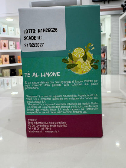 10 CPS YMALA  NESPRESSO  TE AL LIMONE