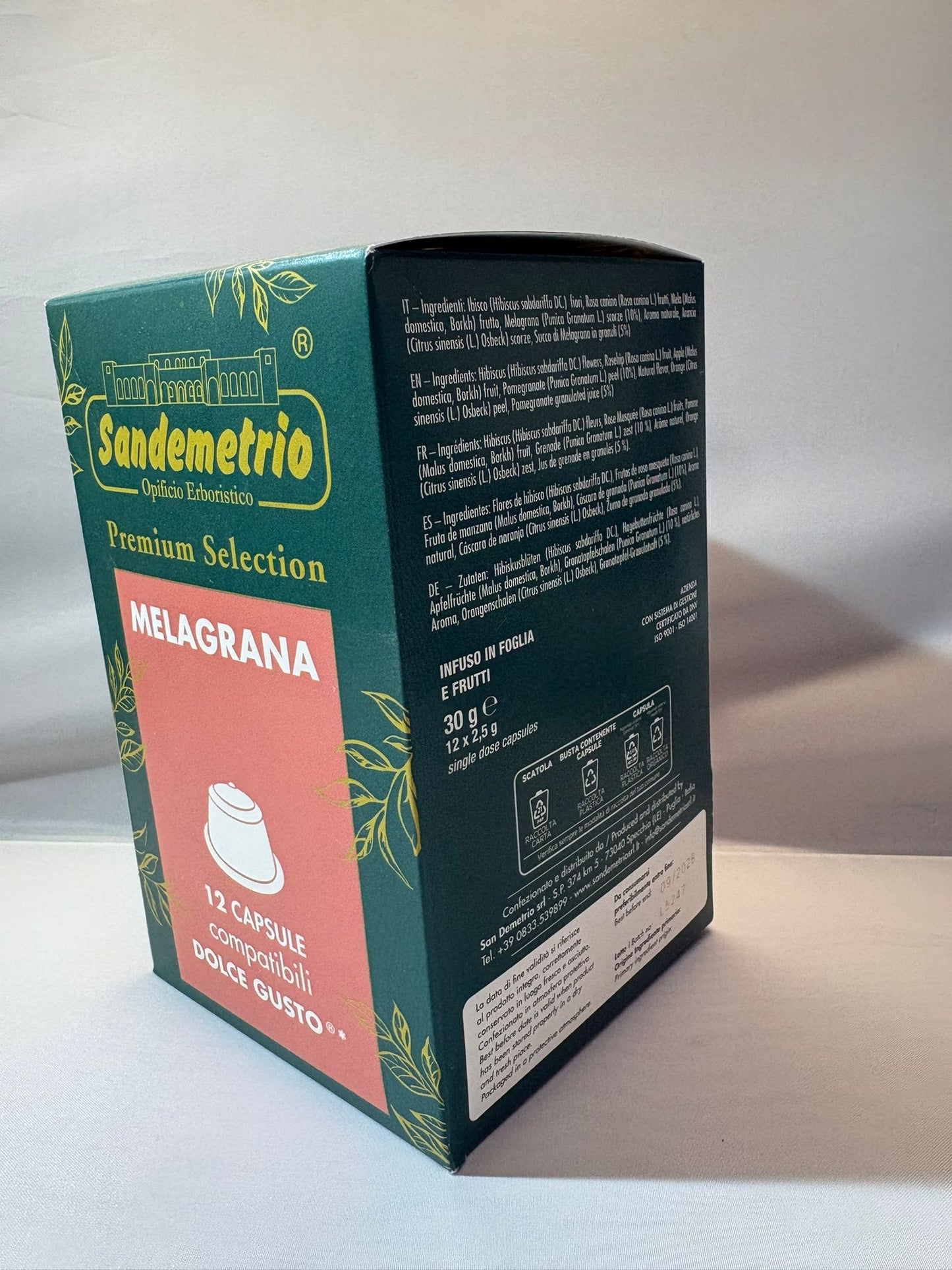 SANDEMETRIO DOLCE GUSTO MELAGRANA