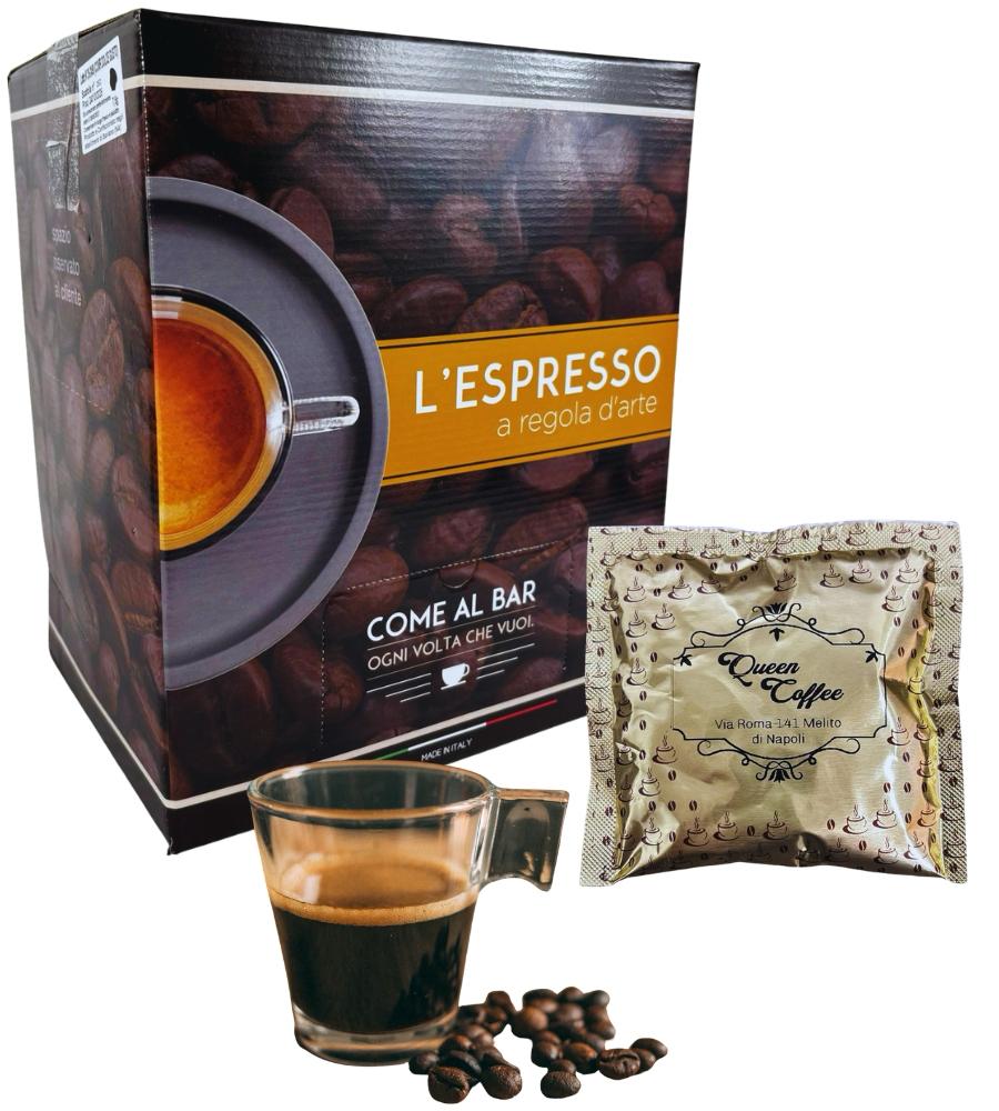 50 cialde QUEEN COFFEE miscela cremosa e decisa