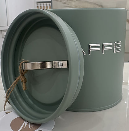 SET BARATTOLI CAFFE ZUCCHERO SALE Montemaggi  VERDE