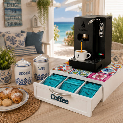 CASSETTO  CIALDE e CAPSULE MAIOLICHE