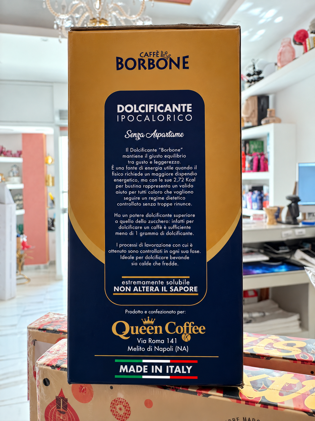 Caffè Borbone Dolcificante Ipocalorico – 240 Bustine Senza Aspartame