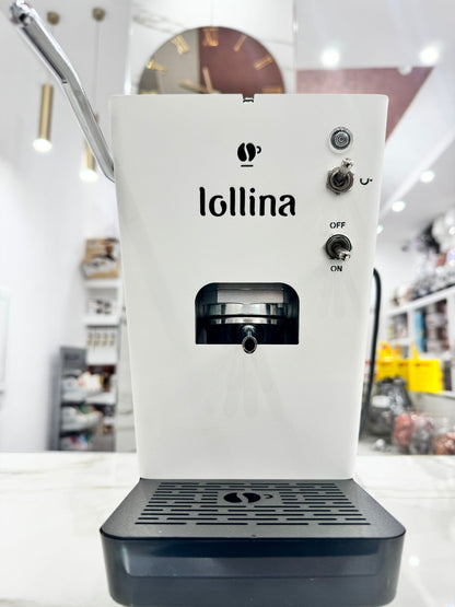 Lollo Caffè Macchina per Cialde Lollina bianca + 40 Cialde in Omaggio