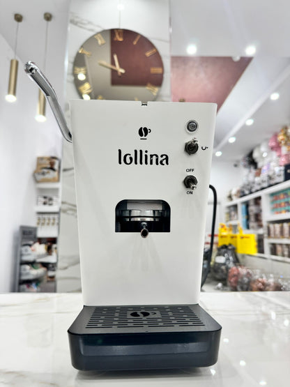Lollo Caffè Macchina per Cialde Lollina bianca + 40 Cialde in Omaggio