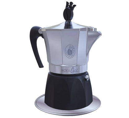 Moka Ciao Induzione CAFFÈ BORBONE moka compatibile con cialde ESE 44mm + 15 cialde omaggio