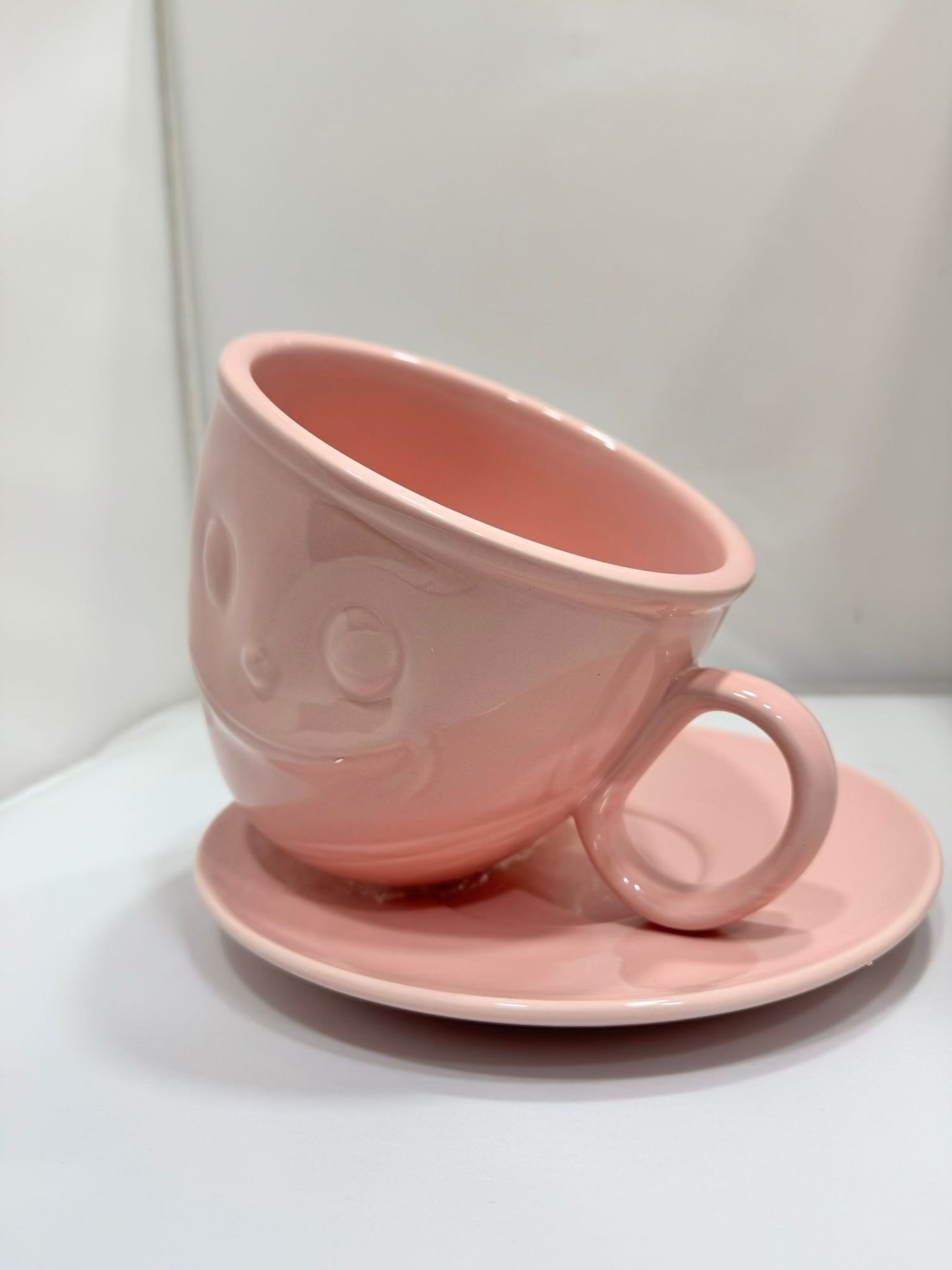 PORTA CIALDE ROSA IN CERAMICA