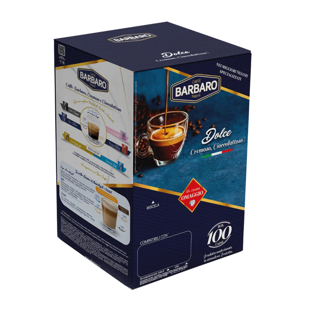Capsule Caffè Barbaro compatibile Dolce Gusto miscela BLU