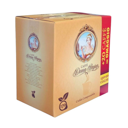 150 Cialde Donna Regina Miscela Forte Napoletano + 20 cialde in omaggio - Totale 170 cialde °