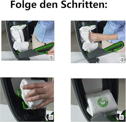 FP - 6 sacchetti compatibili per aspirapolvere vorwerk folletto vk200 - vk220s scope elettrica