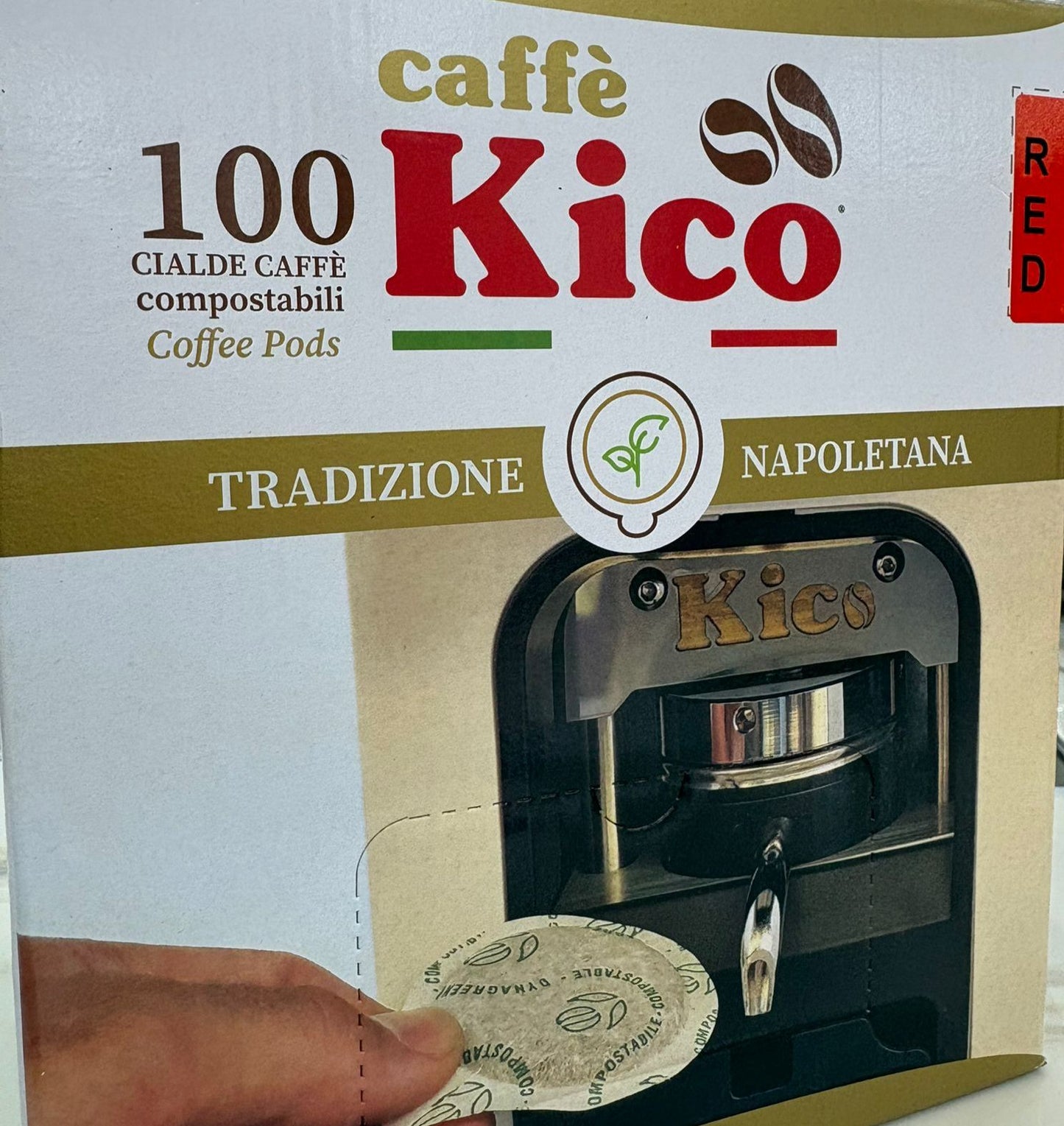 100 cialde KICO Miscela R ed