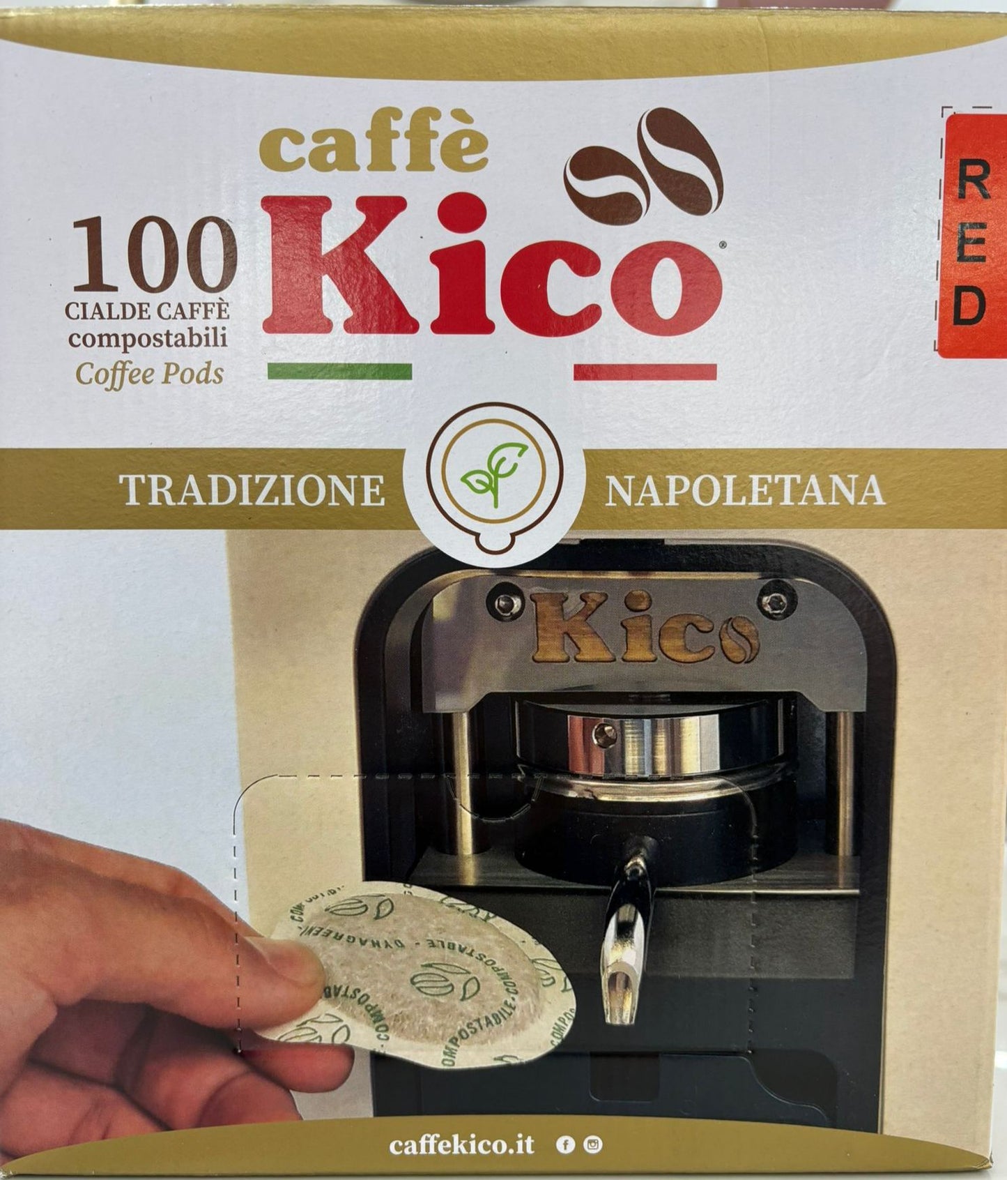 100 cialde KICO Miscela R ed