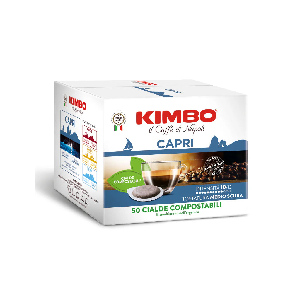 50 Cialde E.s.e. 44 mm Caffè Kimbo miscela CAPRI