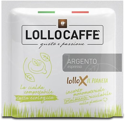 Cialde E.s.e. 44 mm Caffè Lollo miscela ARGENTO