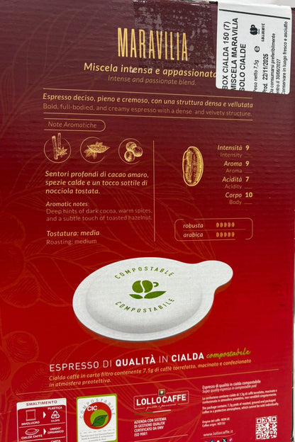 150 cialde Maravilla di Lollo caffe