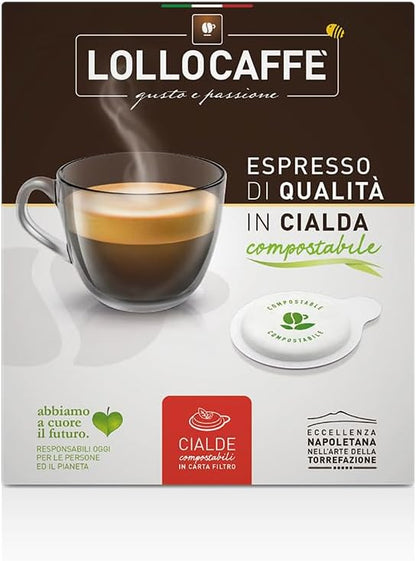 Cialde E.s.e. 44 mm Caffè Lollo miscela ARGENTO