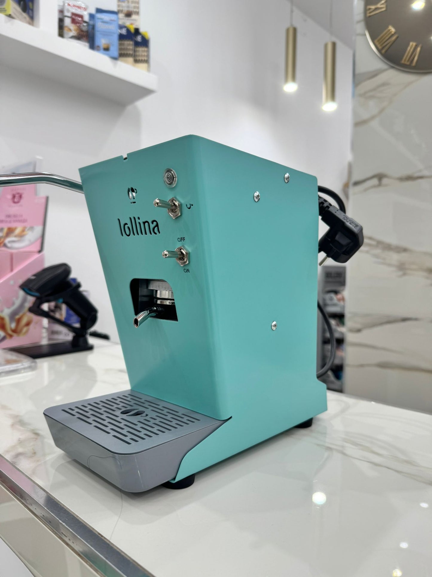 Lollo Caffè Macchina per Cialde Lollina Acquamellow + 40 Cialde in Omaggio