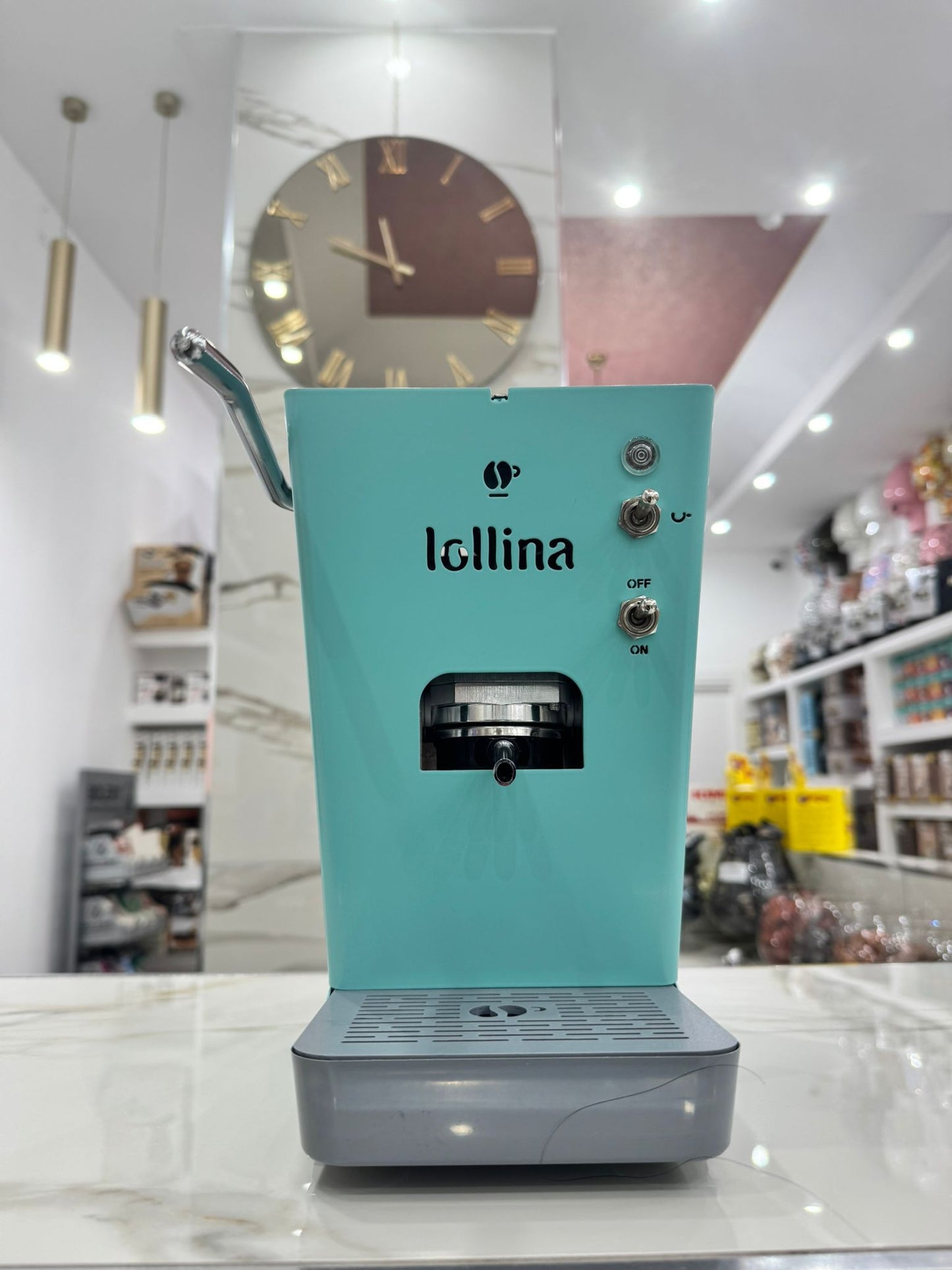 Lollo Caffè Macchina per Cialde Lollina Acquamellow + 40 Cialde in Omaggio