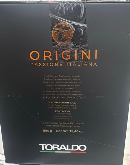 100 CPS TORLADO ORIGINI  NESPRESSO