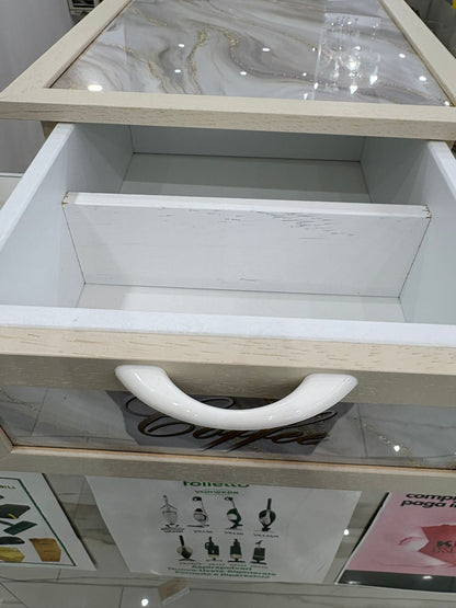 CASSETTO PORTA CIALDE O CAPSULE  AVORIO