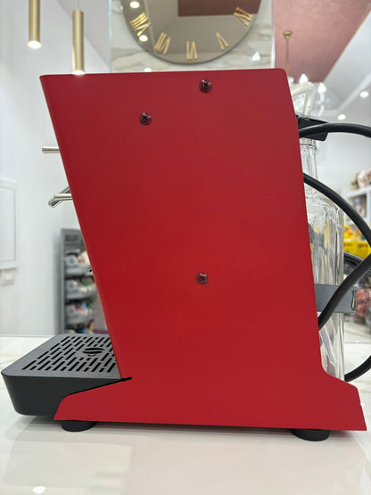 Macchina da Caffè a Cialde ESE 44mm, Rossa, con 40 Cialde Caffè Incluse