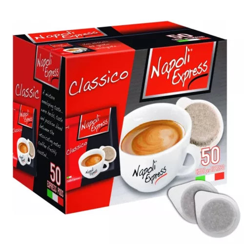 50 Cialde E.s.e. 44 mm Caffè Napoli Express miscela CLASSICA